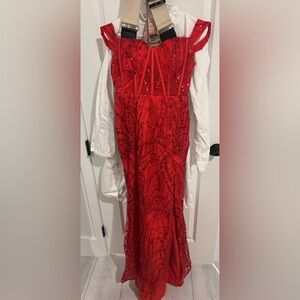 Red prom dress